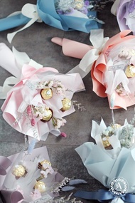 畢業花禮 / 乾燥花系列 / 金莎小花束