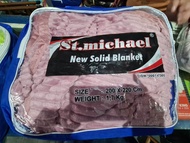 selimut jumbo polos st Michael new solid blanket ukuran 200x220