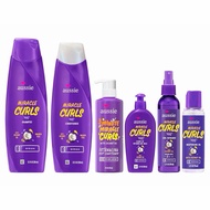 Aussie Miracle Curls Collection: Shampoo Conditioner, Deep Conditioner Spray Gel Detangling Milk Oil