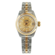 Tudor/princess Series 18K Gold Diamond Automatic Mechanical Watch Ladies Model m92513-0010