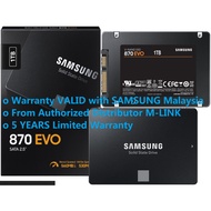 SAMSUNG 870 EVO SATA 2.5" SSD 1TB