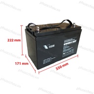 Ắc quy bộ lưu điện ắc quy Vision 6FM100E-X/6FM100D-X (12V-100AH) ắc quy viễn thông