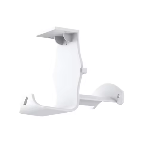 Wall Mounted Stand Bracket For PS5/PS4//Switch Controller Headset Table Bottom Storage Bracket White