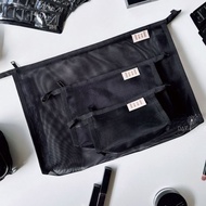 理理包 l i i l _超輕量網紗三角收納袋3入組_夜空黑