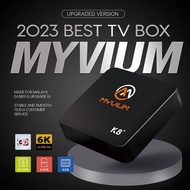 MYVIUM K8+ ANDROID BOX 4GB RAM+64GB ROM l MODEL MYVIU K8+
