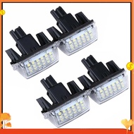 LED License Plate Number Light 4PCS Lamp Kit for E18 Vios EZ Noah Proace City