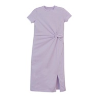 GIORDANO Women's Cotton PolyesterJersey Crew Neck Comfort Fit Dress (05465403)
