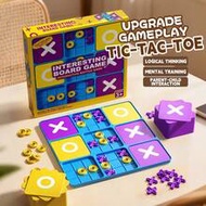 9-Grid XO Tic Tac Toe Board Early Education Desktop Game, Trains Logic Thinking, Interactive Parent-