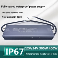 Waterproof LED Switching Power Supply 220V to 24V Transformer 60w-400W City Lighting Light with Stre