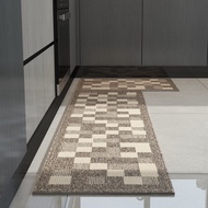 พรมห้องครัว Non Skid Washable - Soft Kitchen Mats Water Absorbent - Rubber Backing Woven Kitchen Flo