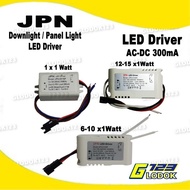 LED Driver 1*1Watt, 3-5*1Watt, 6-10*1Watt, 12-15*1Watt Plastic Casing G1626