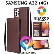 Samsung A32 (4G) FLIP LEATHER CASE PREMIUM-FLIP WALLET LEATHER CASE For SAMSUNG A32 (4G) - WALLET CASE-FLIP COVER LEATHER-Book COVER