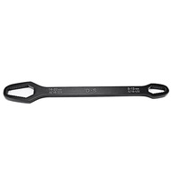 Double Ended Multifunctional Universal Wrench, 5/16”-1/2”, 9/16”-7/8” Self-Tightening Wrench, Chrome