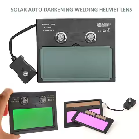 Car Radiation Protection Auto Repair Welding Darkening Welding Helmet Mask Lens Work Solar Automated