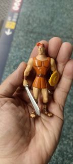 1997 年麥當勞迪士尼大力士 3.25 吋 PVC 開心樂園餐玩具可動人偶復古