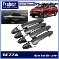 Vemart Perodua bezza car carbon fiber door handle cover accessories