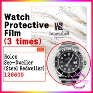 Protection Films for Rolex See-Dweller 126600 (3 times) / Scratch & Contamination Prevention Sticker