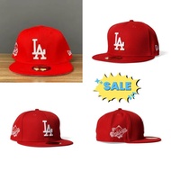 New/Era Los Angeles Dodgers 1988 Side Sticker Scarlet 59FIFTY Fitted Hat [New Arrival] Trendy Fashio