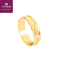 HABIB Haza Gold Ring, 916 Gold