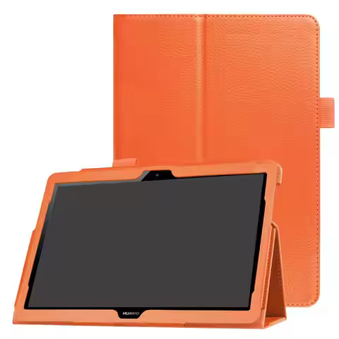 MediaPad T3 10 Litchi Grain PU Leather Stand Flip Cover Case For Huawei MediaPad T3 10 AGS-L09 AGS-L