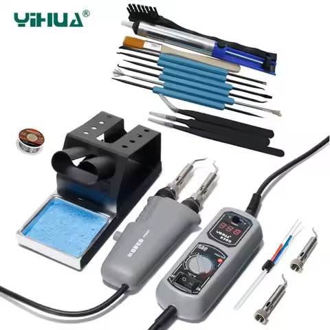 YIHUA 938D Portable Tweezers Soldering Station 110V 220V YIHUA Tweezers Soldering Iron Station Weldi