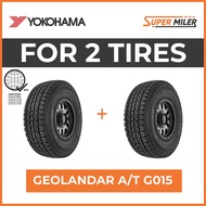 2pcs YOKOHAMA 265/65R17 G015 GEOLANDAR A/T Car Tires