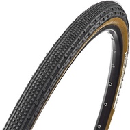 PANARACER GravelKing SK 700x35C Black/Brown Tire for Bicycle Tubeless Ready Skin wall Gravel Road