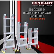 Heavy Duty Foldable Ladder Multipurpose Aluminium Folding Double Sided Ladder 12step/16step/20step