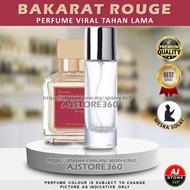 PERFUME BANDUNG VIRAL TAHAN LAMA - RED TEMP BAKARAT ROUGE FOR UNISEX MIRIP ORIGINAL LONG LASTING ROY