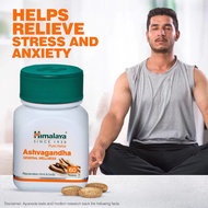 Himalaya Ashwagandha 60 Capsules Indian Ginseng, Supports Stress Reduction, Enhances Physiology
