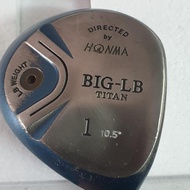 Stik golf Driver Honma Big LB Titan shaft bintang 2 Bekas