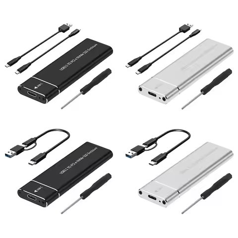 USB3.1 To M.2 NVME Hard Drive Enclosure 10Gbps External SSD Case SSD Hard Disk Drive Case for NVMe S