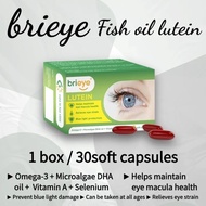 [buy 3 free 1] Brieye lutein  fish oil lutein omega3 algae oil sugarfree lutein brieye  aliff syukri