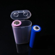 2Pcs Portable Storage Box 18650 Battery Hard Case Holder Rechargeable Battery Power Box 18650 Battery Case