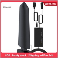 ChicAcces High Signal Range Tv Antenna Favorite Tv Shows Tv Antenna High-performance Amplified Indoor Tv Antenna 400 Mile Range Hd-compatible Channels Digital Signal for Southeast