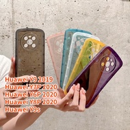 Matte Transparent Soft Case for Huawei Y7P 2020 Huawei Y8P 2020 Huawei Y6P 2020 YHuawei 9 2019 Huawei Y9S , Big eyes Candy Color Shockproof Phone Cover