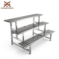Furnish Fiesta Flower Rack Stainless Steel Stand 花盆架展示架
