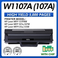 W1107A HP 107A 5000pages Toner Cartridge For HP Laser MFP 137fnw 107a 107w 135a 135w Printer Compati