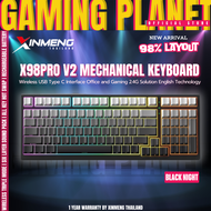 XINMENG X98 Pro V2 RGB PBT Mechanical Keyboard a STARRY WHITE PEACH SILENT-ENG