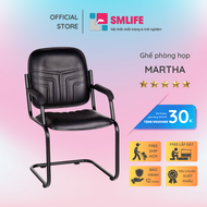 Ghế phòng họp chân quỳ bọc da SMLIFE Martha