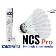 VICTOR NCS PRO NCS MAX CarbonSonic Badminton Shuttlecocks Synthetic Feather (Speed 3 / 77) - 12 piec