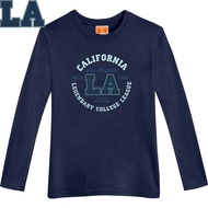 KHATULISTIWA LONG SLEEVE T SHIRT LA LOS ANGELAS GRAPHIC PLUS SIZE XS-5XL WOMEN MEN UNISEX BAJU LENGA