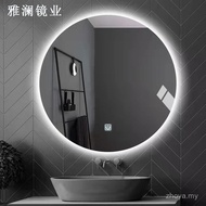 Cermin Pintar Bulat Bilik Mandi Hotel Anti-Kabut Cermin Solek Cermin Bulat Pintar Cermin Bulat Dipas