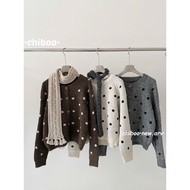 Freesize polka dot wool cdg shirt