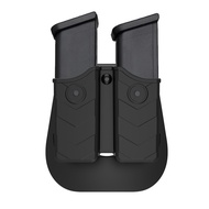 OWB Double Magazine Holster, Universal Magazine Holder for 9mm/40 Dual Stack Magazines fit Glock/S&W