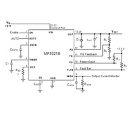 MP5021BGQV-Z QFN12 Brand New Original Silk Screen Printing 5021 Thermal Switch Voltage Controller MP