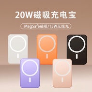 Customized MagSafe Fast Charge 20W Magnetic Wireless Charging Treasure Ultra-Thin Mini Bracket with 