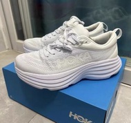 ⚡ Hoka One One Bondi 8 運動波鞋 男女齊碼 白色