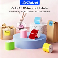 CLABEL 221B/220B/230B/320B Colorful Thermal Label Sticker, Sticker Custom Waterproof, Price Tag, Bra