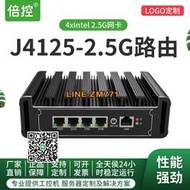 【可開發票】倍控G31 J4125四核四線程4網卡I226 N100電腦2.5G迷你主機無風扇被動散熱愛快linux c